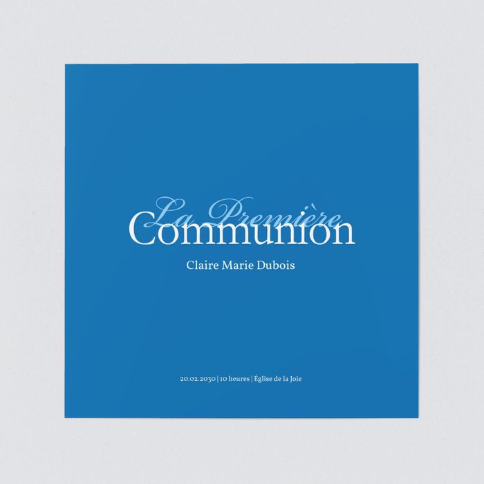 Communion solenelle