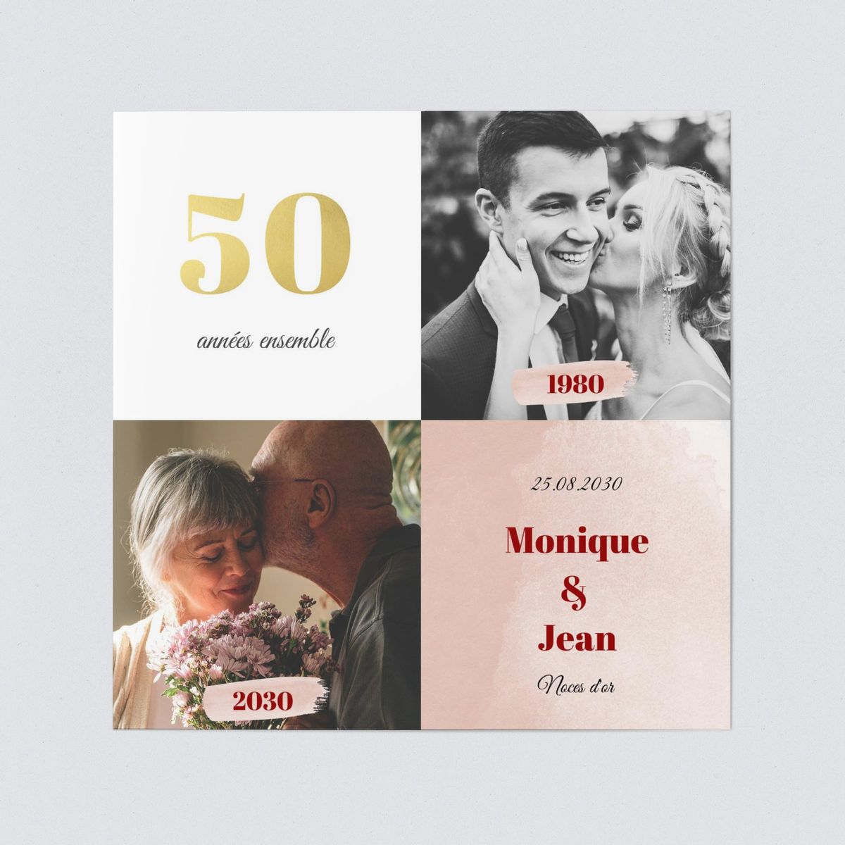 50 ans romantiques en rose