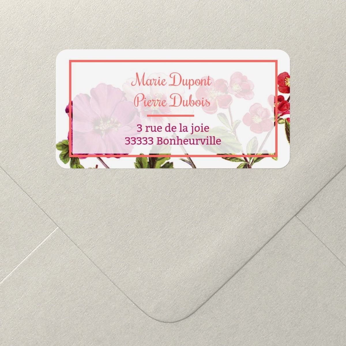 Fleurs de Mariage - Étiquette Mariage