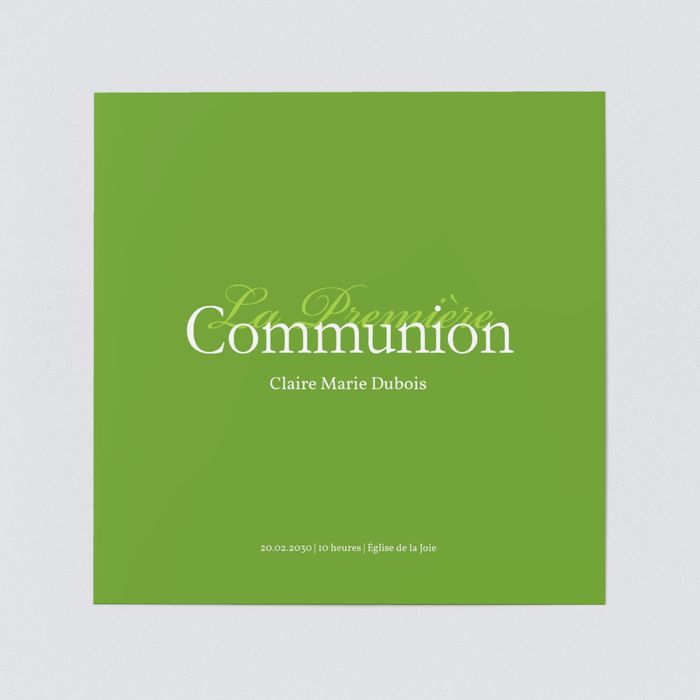 Communion solenelle