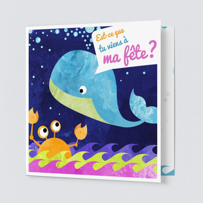 La petite baleine va faire la fête