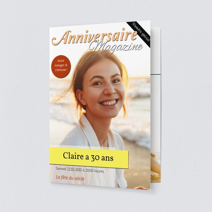 Affiche 30 ans Poster / Carte à imprimer du 30ème anniversaire