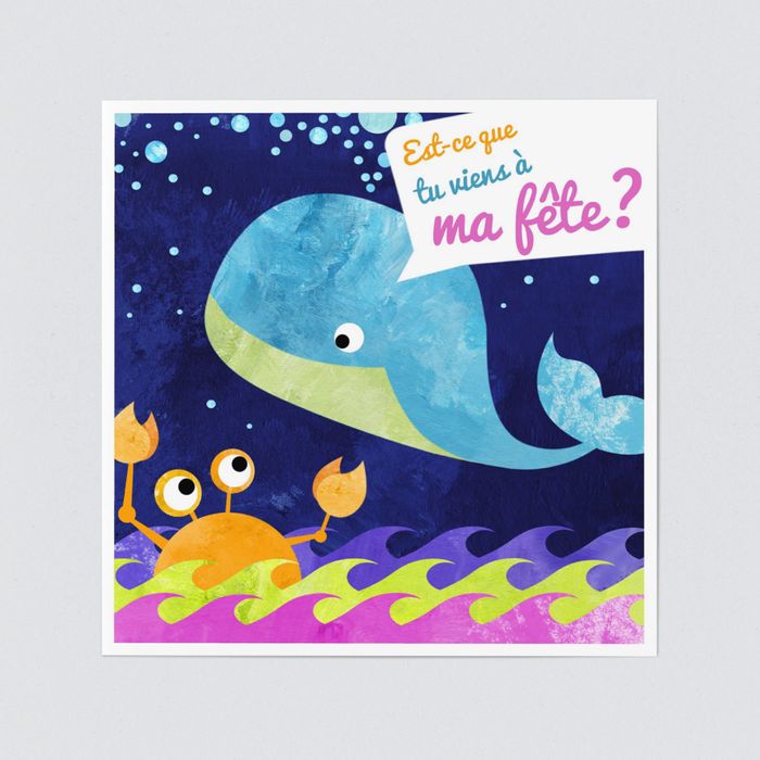 La petite baleine va faire la fête