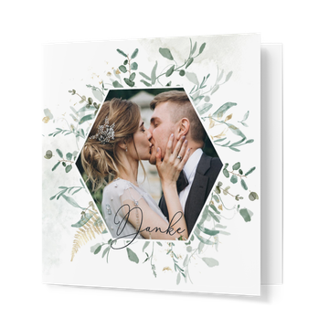Dankeskarten Hochzeit, Liebesschwur