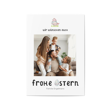 Osterkarten selbst gestalten, Mutter Henne