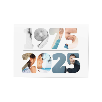 Einladungskarten 50. Geburtstag, Jubilaeum 1975