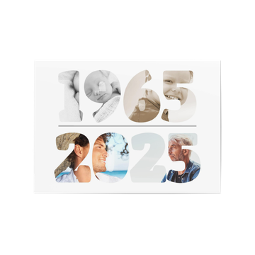 Einladungskarten 60. Geburtstag, Jubilaeum 1965