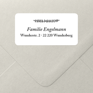 Adressaufkleber