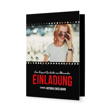Einladungskarten 18. Geburtstag, Streamingdienst mit Bild