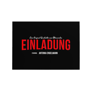 Einladungskarten 18. Geburtstag, Streamingdienst