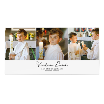 Dankeskarten Kommunion, Zeit vergeht