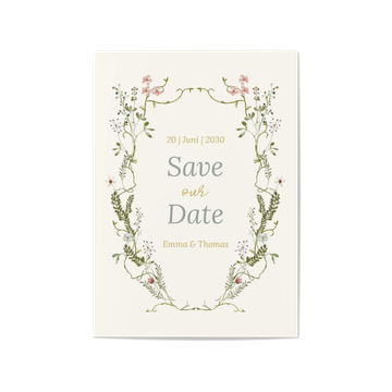 Save the Date Karten, Frühlingserwachen