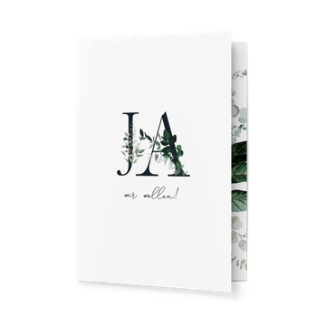 Save the Date Karten, Blattwerk