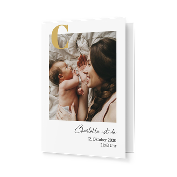 Geburtskarten, N wie Name