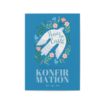 Einladungskarten Konfirmation, Taube