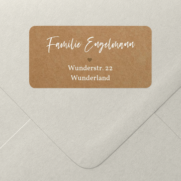 Adressaufkleber Baby, Liebeskraft