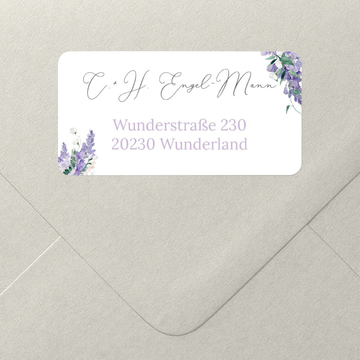 Adressaufkleber Hochzeit, Hochzeit adresslabel SecretGarden