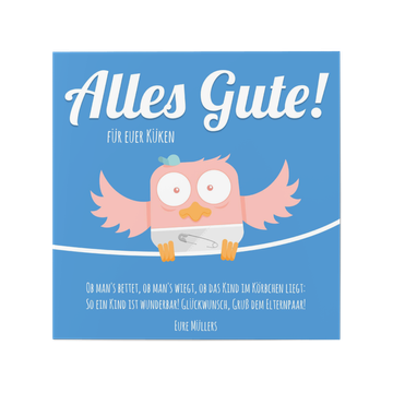 Grusskarten Geburt online bestellen, Babyeule