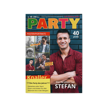 Einladungskarten Geburtstag, Pop Magazin