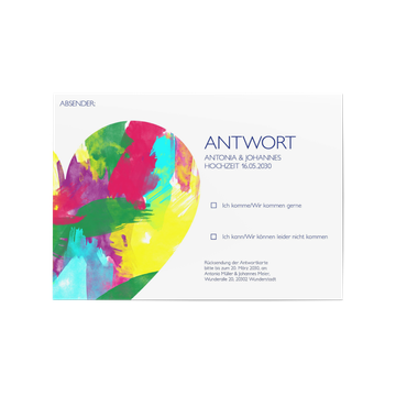 Antwortkarte