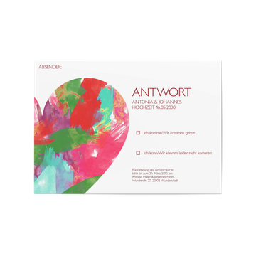 Antwortkarte