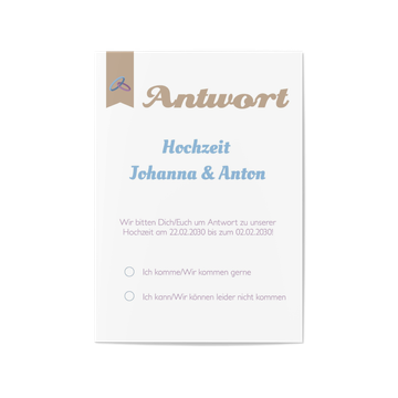 Antwortkarte