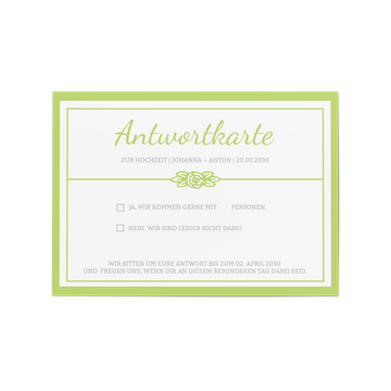 Antwortkarte