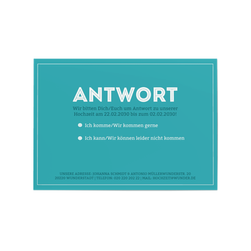 Antwortkarte