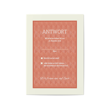 Antwortkarte
