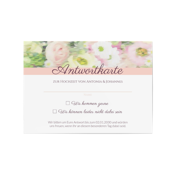 Antwortkarte