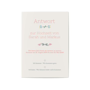 Antwortkarte