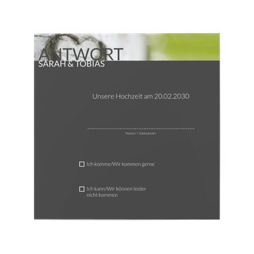 Antwortkarte