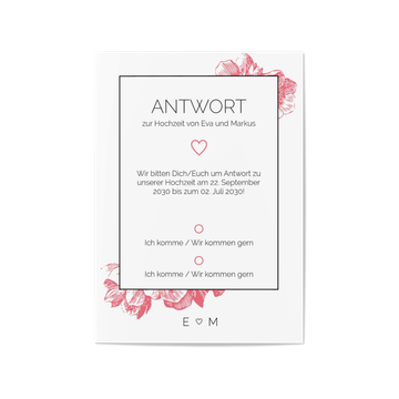 Antwortkarte