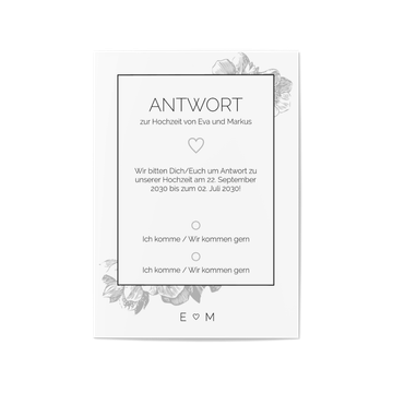 Antwortkarte