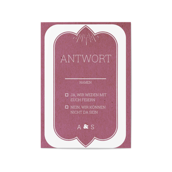 Antwortkarte