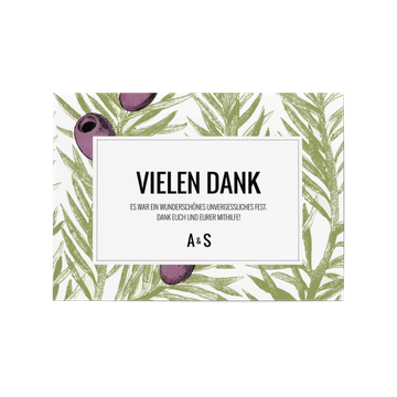 Dankeskarte