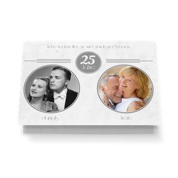 Einladungskarten zum Hochzeitstag, Silberne Zeiten