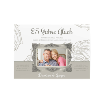 Einladungskarten zum Hochzeitstag, Rahmen