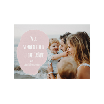 Grußkarten Familie, Sonnige Grüße
