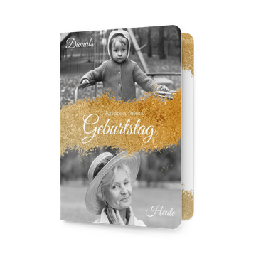 Einladungskarten 60. Geburtstag, Goldrausch
