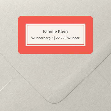 Adressaufkleber