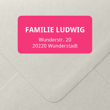 Adressaufkleber