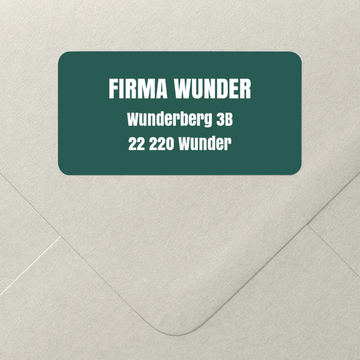 Adressaufkleber