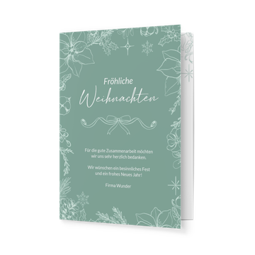 Weihnachtskarten geschäftlich, Weihnachtssterne