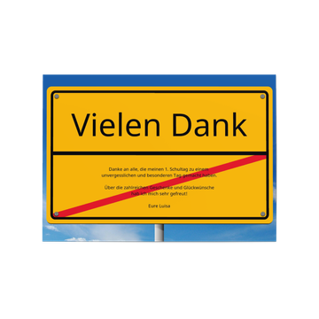 Dankeskarte