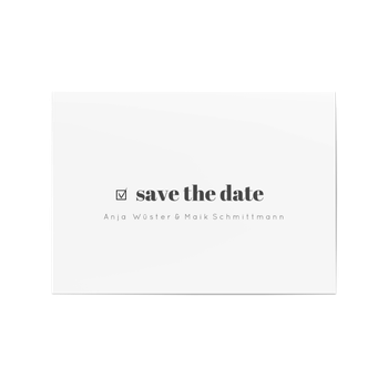 Save the date-Karte