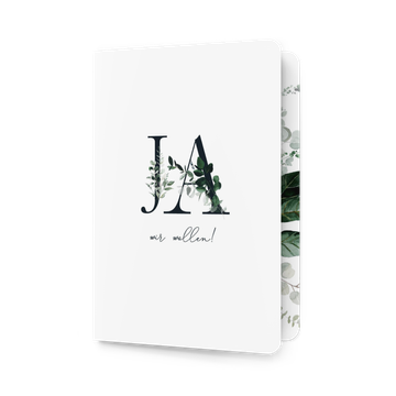 Save the Date Karten, Blattwerk