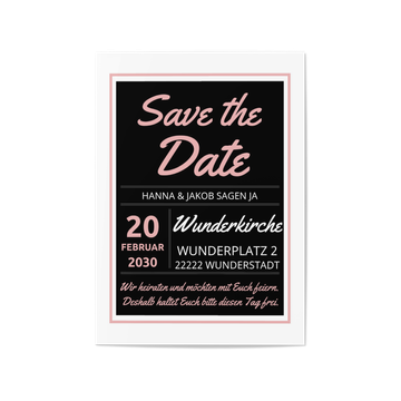 Save the date-Karte