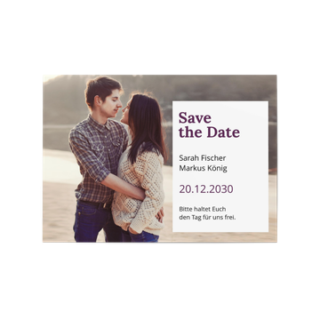 Save the date-Karte