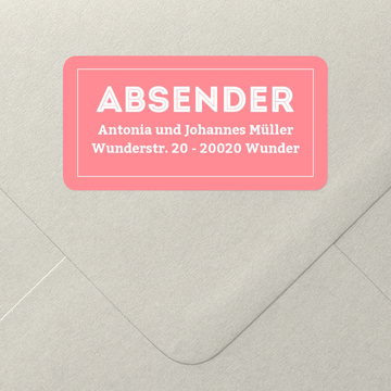 Adressaufkleber